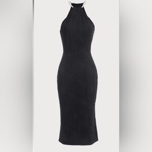 RIHOAS Black Strapless Dress
